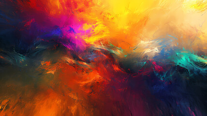 Dynamic Abstract Expressionism Digital Art, Creative Background