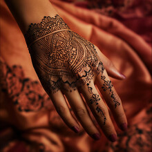 Henna Pattern, Bridal Hand, Wedding Henna, Indian Wedding, Mehndi Design, Traditional Henna, Intricate Henna, Bridal Mehndi, Cultural Wedding, Hand Decoration, Wedding Ceremony, Diwali, Karva Chauth, 