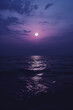 © Studio Art - spectacular metaphysical moon aging over the ocean at sunset