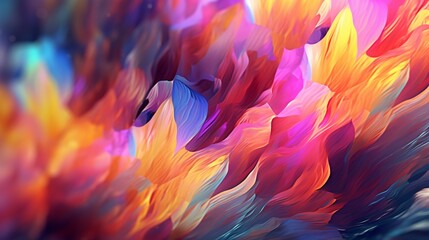 Poster - Digital abstract background Ai Generative