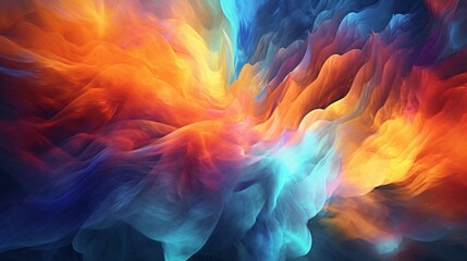 Poster - Digital abstract background Ai Generative