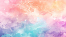 Soft Colored, Multicolor, Cloud Texture Pastel Background