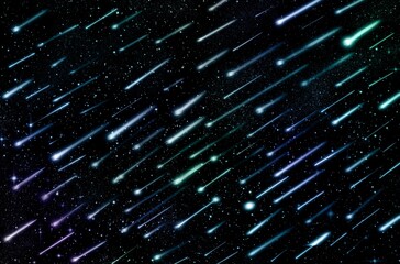 Wall Mural - a space of the galaxy ,atmosphere with stars at dark background