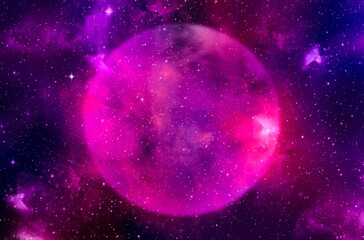 Wall Mural - a space of the galaxy ,atmosphere with stars at dark background