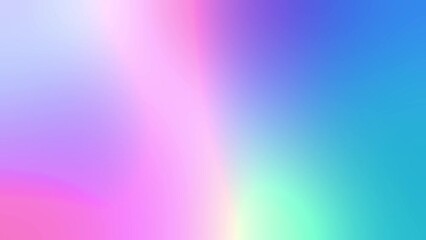 Wall Mural - Abstract light animation. Blur in motion. Multicolored motion gradient lights soft background. holographic iridescent. gradient animation fluid. colors vary with position. smooth color transitions.