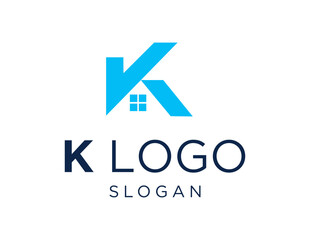 Poster - The logo design is about Letter K and was created using the Corel Draw 2018 application with a white background.