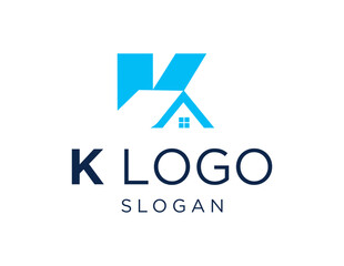 Poster - The logo design is about Letter K and was created using the Corel Draw 2018 application with a white background.