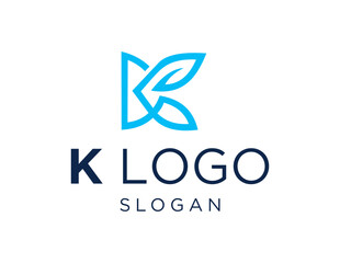 Poster - The logo design is about Letter K and was created using the Corel Draw 2018 application with a white background.