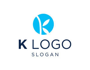 Poster - The logo design is about Letter K and was created using the Corel Draw 2018 application with a white background.