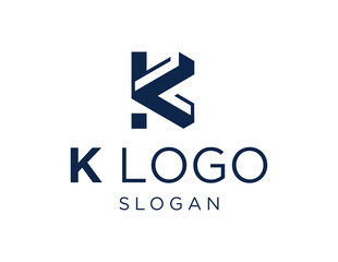 Poster - The logo design is about Letter K and was created using the Corel Draw 2018 application with a white background.