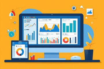 using tools like google analytics to monitor website performance, track user behavior, and gather in
