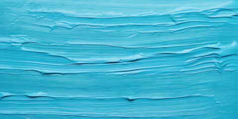 Poster - Rich blue paint flowing in dynamic wavy patterns, creating a vibrant and textured abstract background.