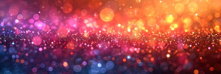 Wall Mural - Abstract Sequin Background Shining Festive Bokeh, Background HD, Illustrations