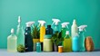 © Gefo - Eco friendly cleaning products for non toxic sanitation solid background