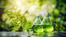 Green Chemistry Processes For Eco Friendly Manufacturing Solid Background