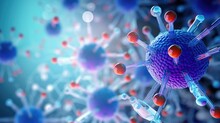Nanotechnology For Targeted Drug Delivery Solid Background