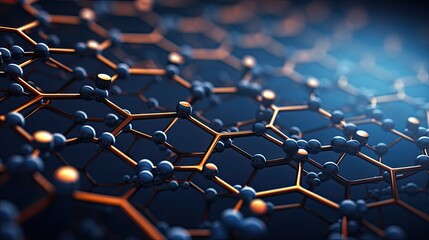 Nanotechnology for advanced material development solid background