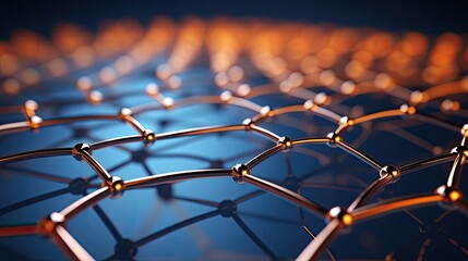 Nanotechnology in advanced material development solid background