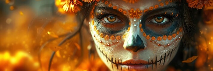 Immerse Magic Dia De Los Muertos, Background HD, Illustrations