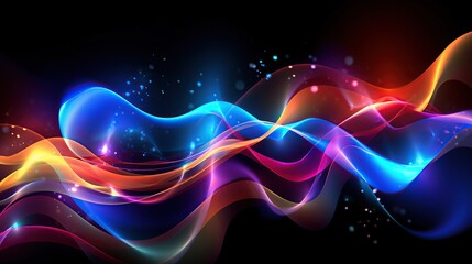 Poster - colorful shining abstract background