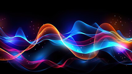 Poster - colorful shining abstract background