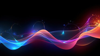 Poster - colorful shining abstract background