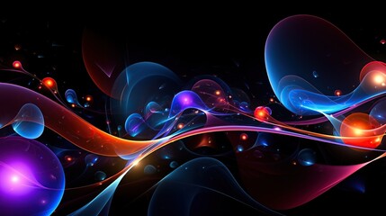 Poster - colorful shining abstract background