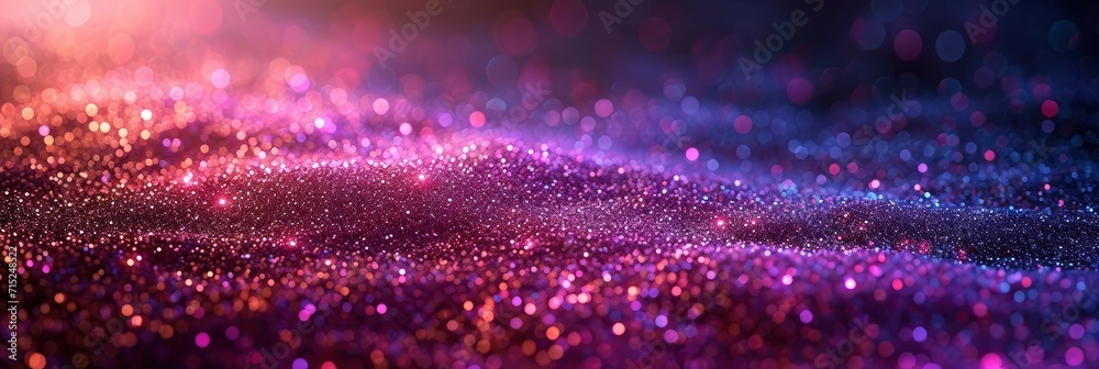 Purple Glitter Lights Texture Bokeh Background, Background HD ...