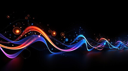 Poster - colorful shining abstract background