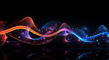 Poster - colorful shining abstract background