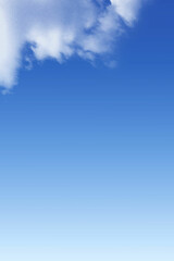 Wall Mural - blue sky with clouds
