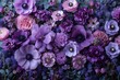 Elegant monochromatic purple floral arrangement, various flowers in shades from lavender to plum, rich and romantic â€“v 6 --ar 3:2 --stylize 400 --v 6 Job ID: 5b64202f-b9af-49e5-bb6a-c6f247ef27e9