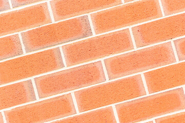 Brick wall structure. Brick masonry background. Building material concept. Surface of brickwall. Textured brown backdrop. Wall texture background. Weathered brick