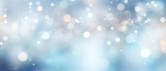 abstract light blue and white bokeh background 