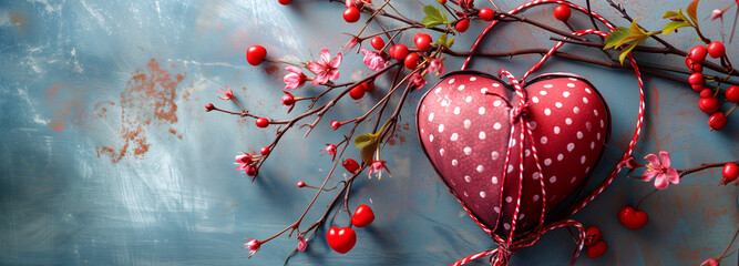 Wall Mural - Valentine's Day Hearts: A Celebration of Love and Romance