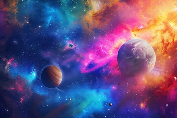 Wall Mural - Galaxy and stars. Deep space in the sky. Nebula. image space art