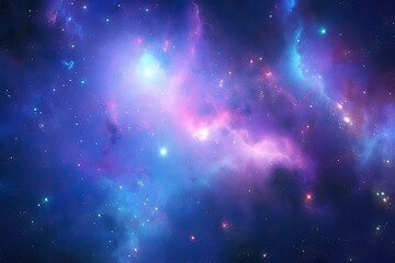 Wall Mural - Galaxy and stars. Deep space in the sky. Nebula. image space art