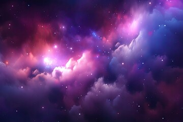 Wall Mural - Galaxy and stars. Deep space in the sky. Nebula. image space art