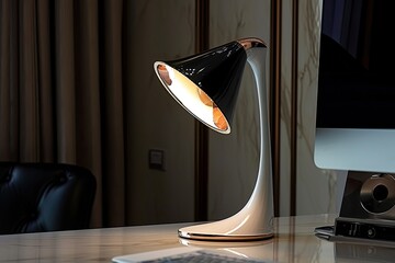 Aufkleber - Stylish modern desk lamp.