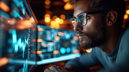 Aufkleber - A close-up of a software engineer collaborating on open-source projects, contributing to the global IT community. Generative AI.