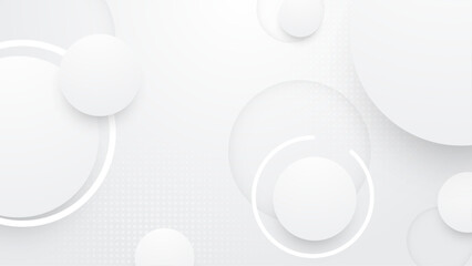 White vector gradient abstract background design. White vector presentation background for poster, banner, wallpaper, mockup, flyer, and report