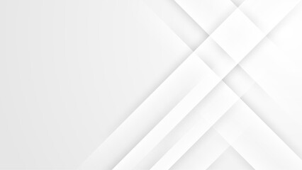 Wall Mural - White vector minimalist simple and modern abstract geometric background. Vector presentation background for business, corporate, institution, party, festive, seminar, and talks.