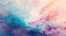 Abstract Watercolor Background With Aesthetic Soft Gradients In Pastel Colors