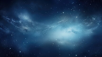  Abstract Dreamy Background Wallpaper Template of Nebula Sparkling Stars Stardust Galaxy Space Universe Astro Cosmos Milky Way Panorama Night Sky Fantasy Colorful Blue Tone 16:9