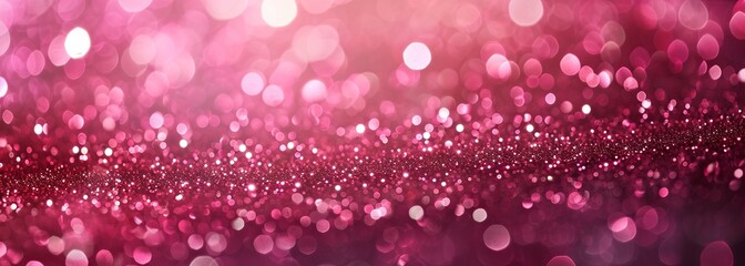 Wall Mural - Abstract shiny pink glitter background