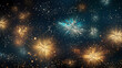© xuan - Beautiful creative holiday background with fireworks and sparkles