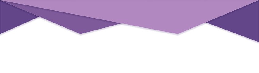Wall Mural - paper cut divider header for app, banners or posters. set of template dividers shapes for website. c