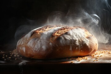 Freshly baked steamed bread