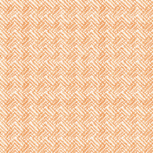 Seamless Bamboo Weave In Thailand. Orange Weave Texture Pattern With White Background.