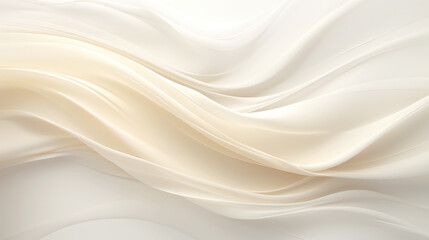 Wall Mural - Abstract background 3D luxury curve shape white silk